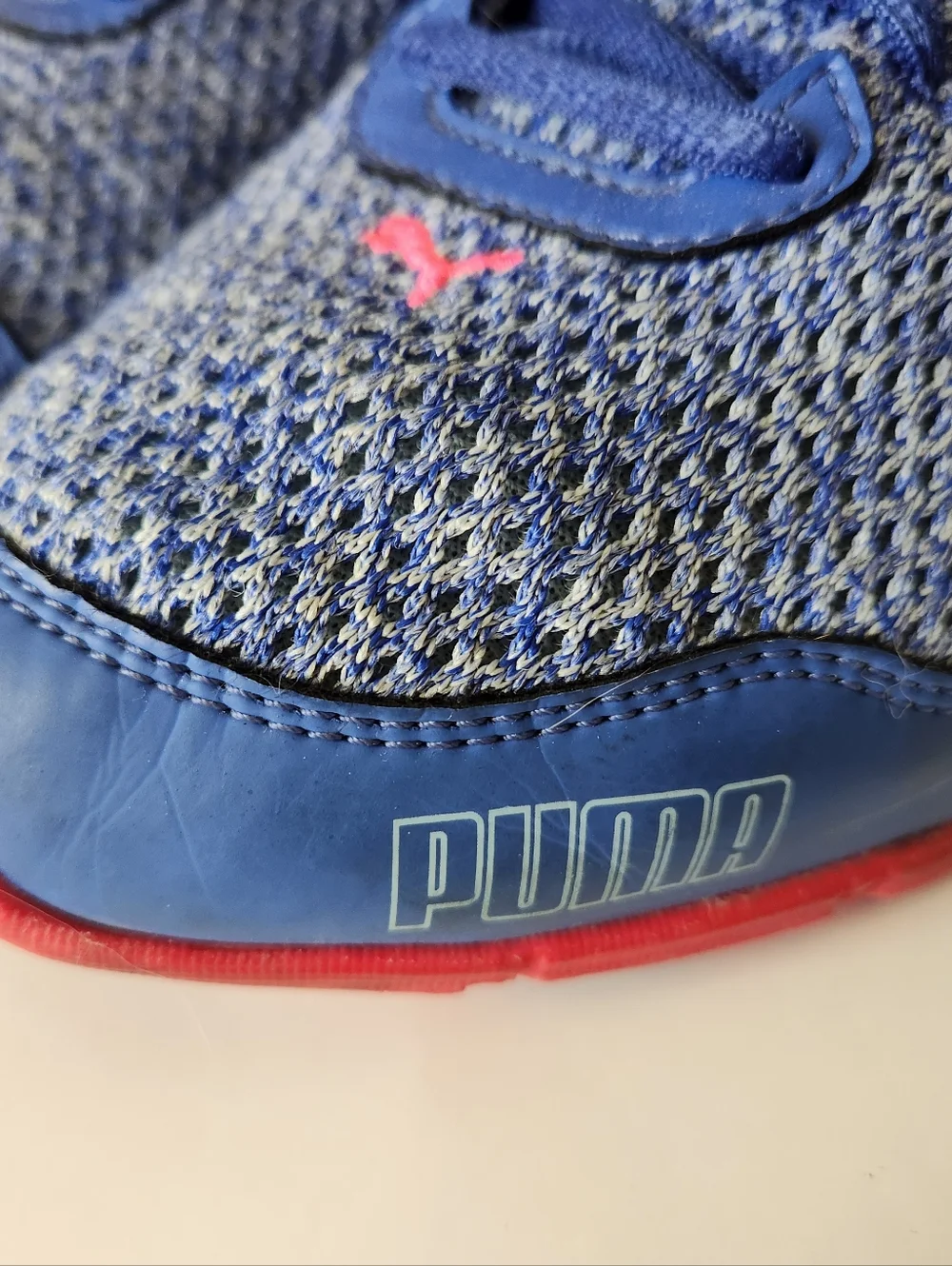 Puma IoCell 1.0 Womens  Blue Pink Athletic Running Shoes Size 8